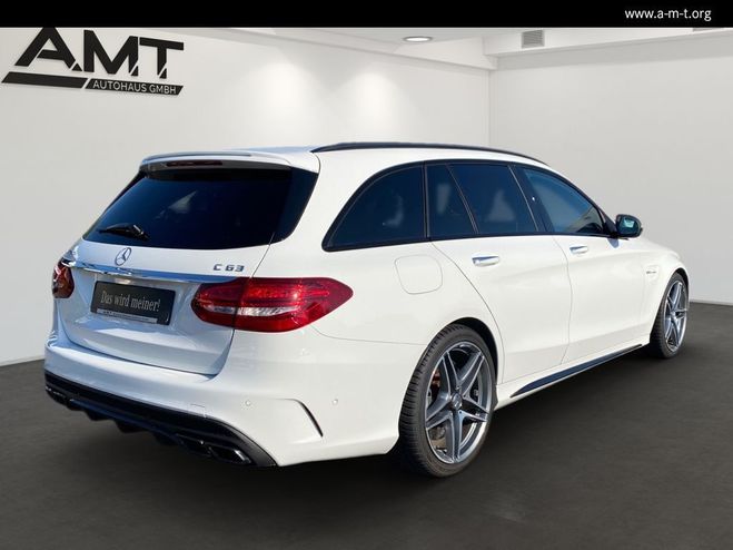 Mercedes Classe C AMG 63 T Pano Distronic Sound Blanc de 