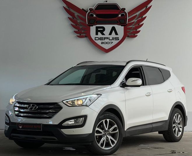 Hyundai Santa Fe 2.0 150CH CRDI Blanc Mtallis de 2016