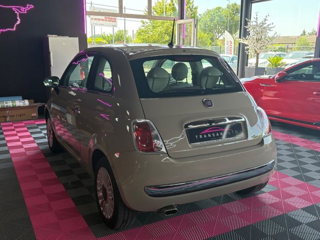 Fiat 500 Lounge 69 ch 1.2 Toit panoramique Beige de 2012