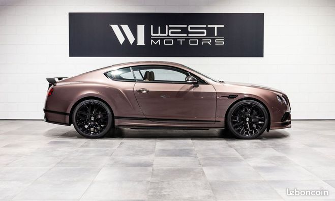 Bentley Continental GT 6.0 W12 710 Supersports Franaise exe Marron de 2017