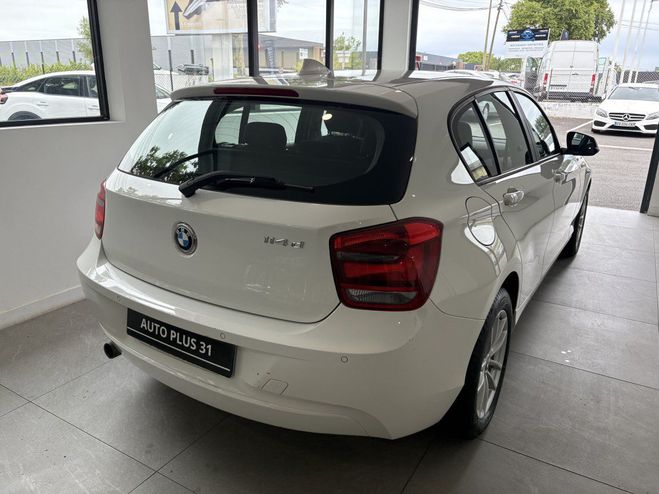 BMW Serie 1 114d 95 ch 109g Lounge BLANC de 2014