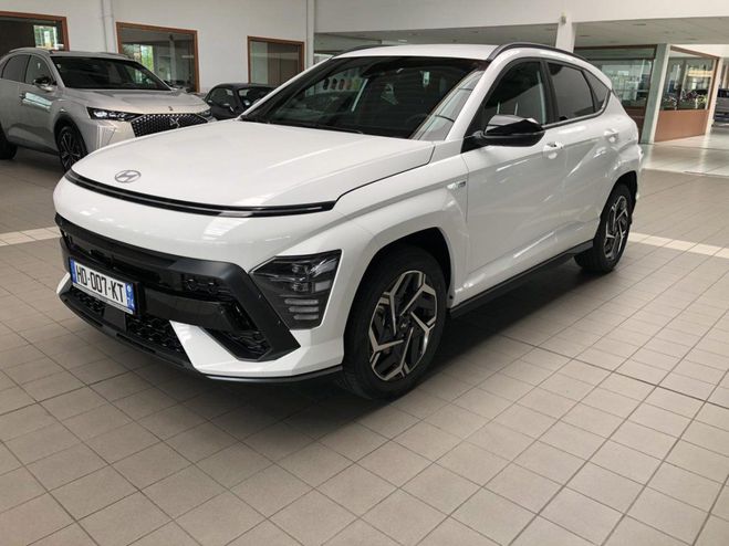 Hyundai Kona 1.6 GDi 129ch Hybrid N Line DCT-6 Blanc de 2025