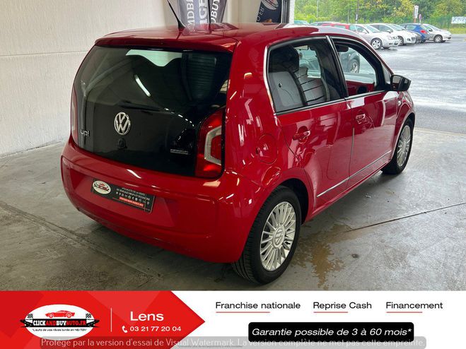 Volkswagen Up 1.0 MPI 75 CV HIGH / CLIM / GPS / JANTES Rouge Verni de 2012