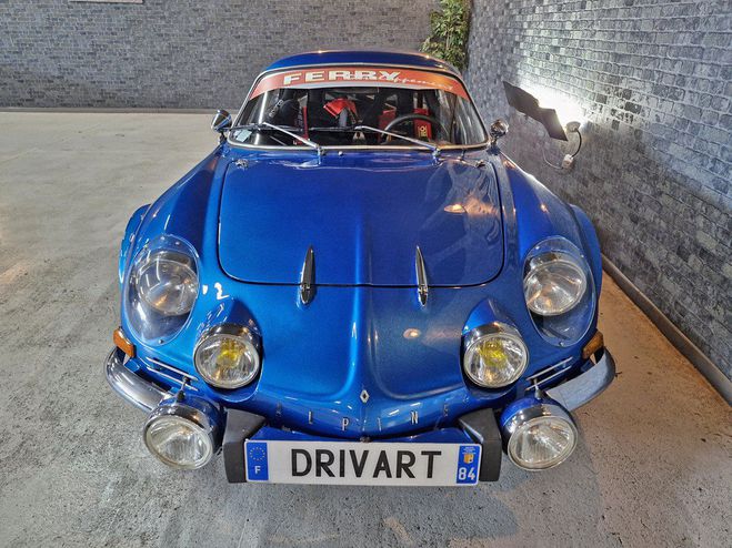 Alpine Renault A110 1300G BV5 Ferry Passeport FIA/FFSA Group bleu alpine de 1976