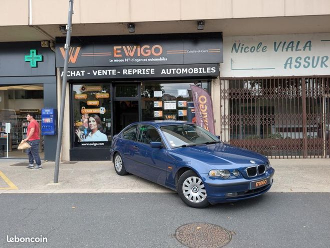 BMW Serie 3 COMPACT II (E46) 316TI 115CH PACK Bleu de 2001