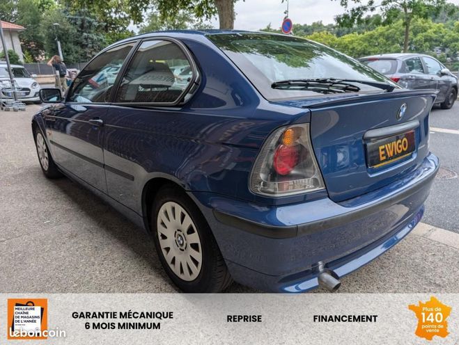 BMW Serie 3 COMPACT II (E46) 316TI 115CH PACK Bleu de 2001