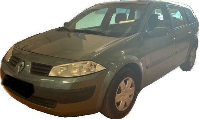 Renault Megane II ESTATE 1.6 16V 115CH CONFORT AUTHENTI Vert de 2004