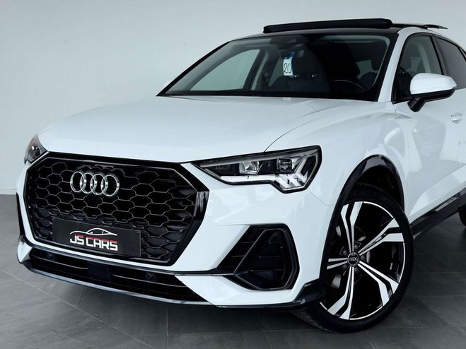 Audi Q3 Sportback 2.0TDi S-LINE-COCKPIT-T.O-CUIR Blanc de 2020