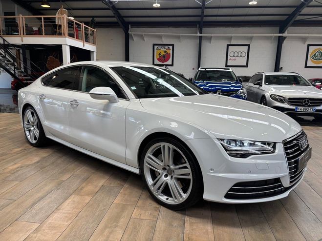 Audi A7 Sportback 3.0L V6 320 cv Ambition Luxe Q Blanc Verni de 2016
