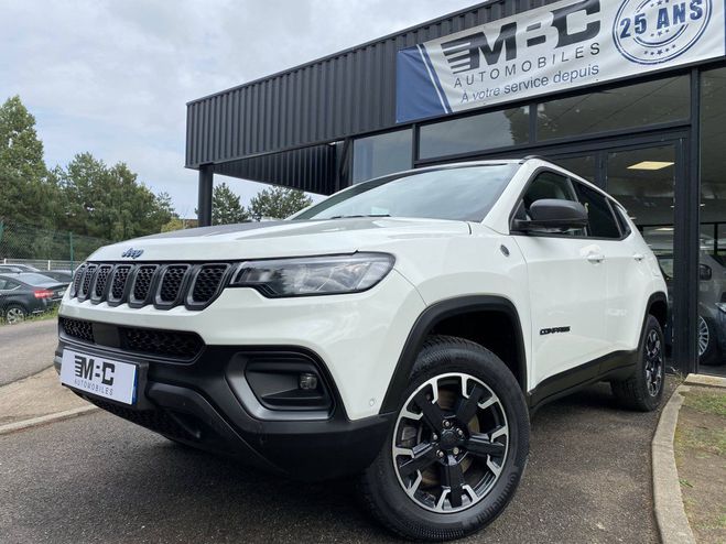Jeep Compass II 1.3 PHEV T4 240ch Trailhawk 4xe AT6 e BLANC de 2021