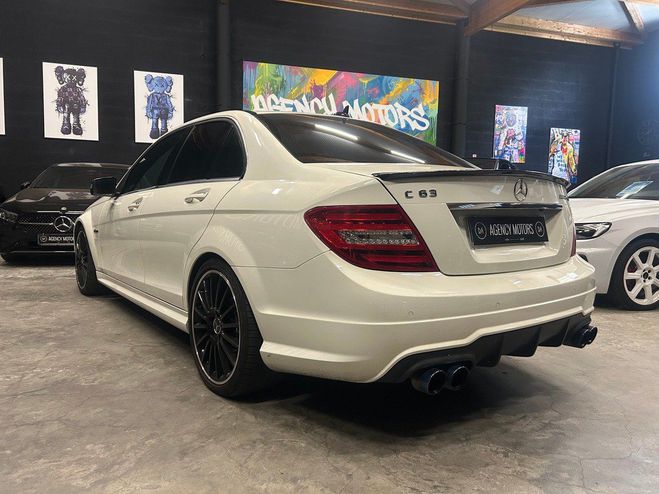 Mercedes Classe C 63 AMG 457 ch Immat. Franaise Blanc de 2012