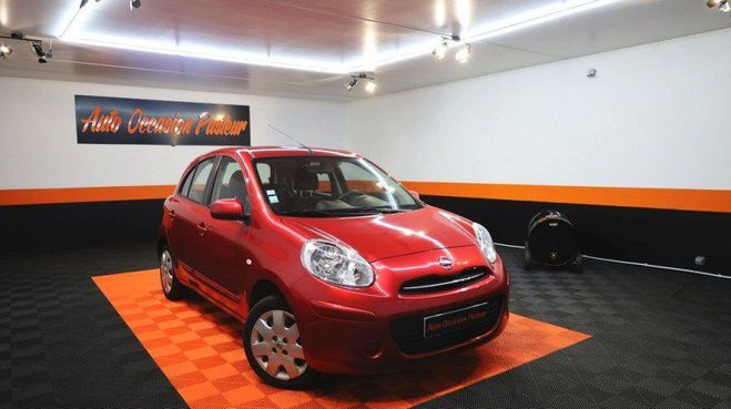 Nissan Micra 1.2 80CH ACENTA Rouge de 2012