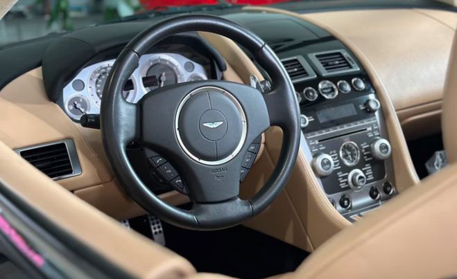 Aston martin DB9 VOLANTE 5.9 V12 477 TOUCHTRONIC *GARANTI noir mtal de 2010
