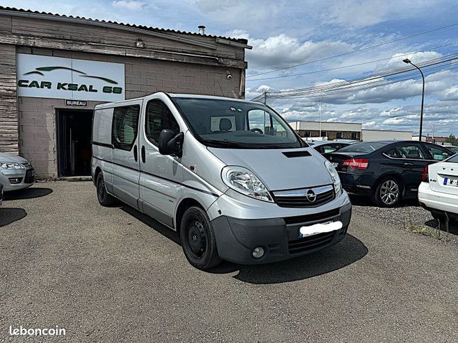 Opel Vivaro FG F2900 L2H1 2.0 CDTI 115 CABINE APPROF Gris de 2014