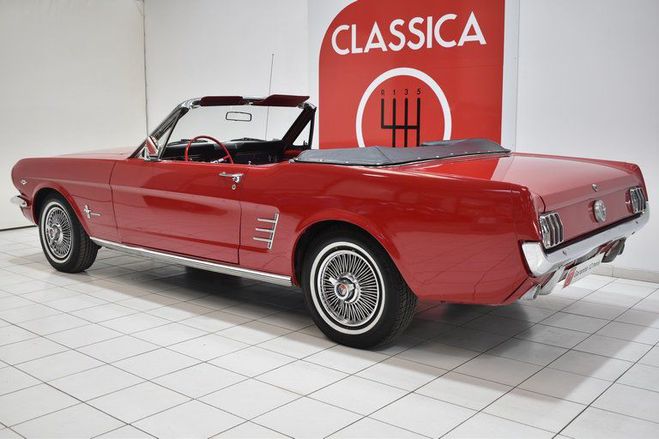 Ford Mustang 289 Ci Cabriolet Candy Apple Red de 1966