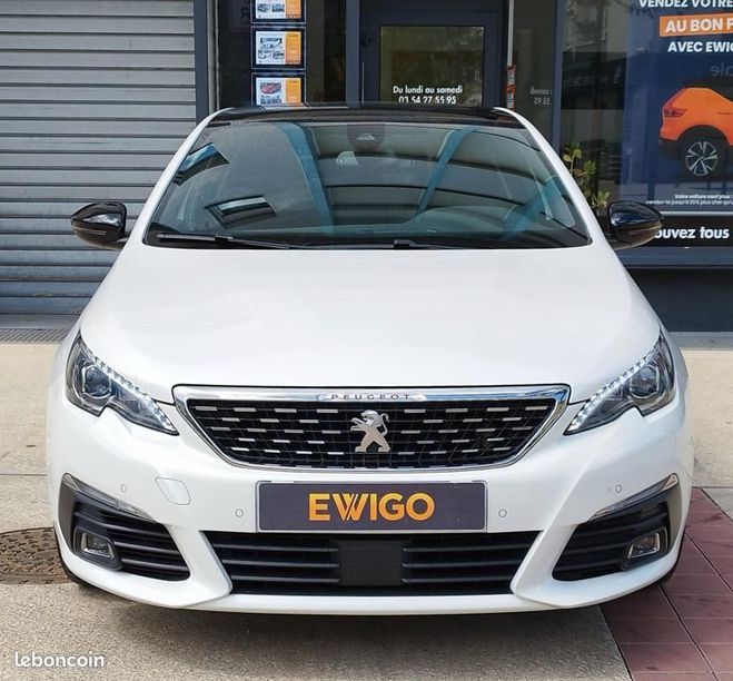 Peugeot 308 1.5 BLUEHDI 130CH GT LINE EAT8 TOIT PANO Blanc de 2019