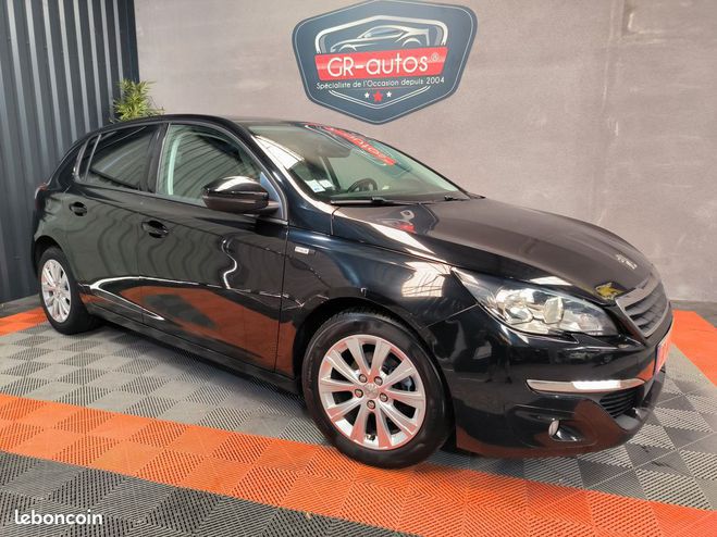 Peugeot 308 style 1.6l blue hdi 100ch 118000km garan Noir de 2017