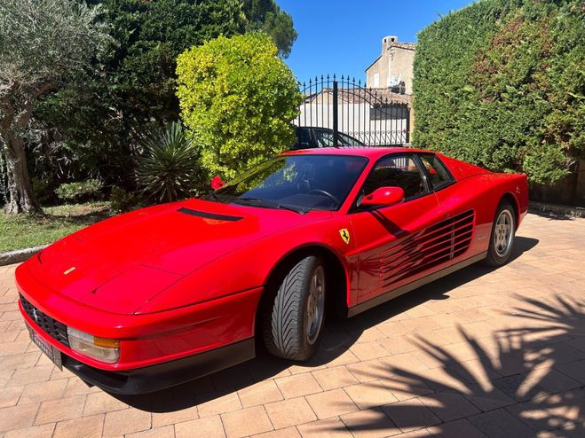Ferrari Testarossa 5.0 V12 380 cv / SUPERBE ETAT / CARNET E Rouge de 1990