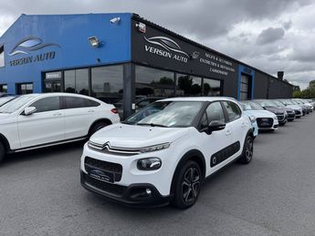  Voir détails -Citroen C3 1.6 BlueHDi 75 GPS CARPLAY TEL LED CLIM  à Verson (14)