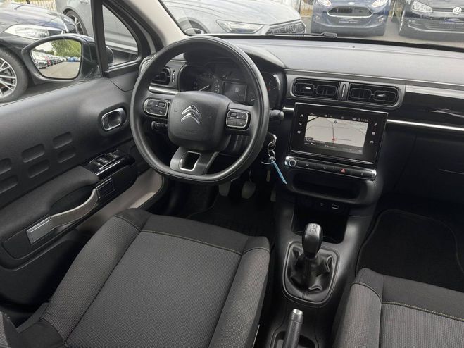 Citroen C3 1.6 BlueHDi 75 GPS CARPLAY TEL LED CLIM  BLANC de 2018