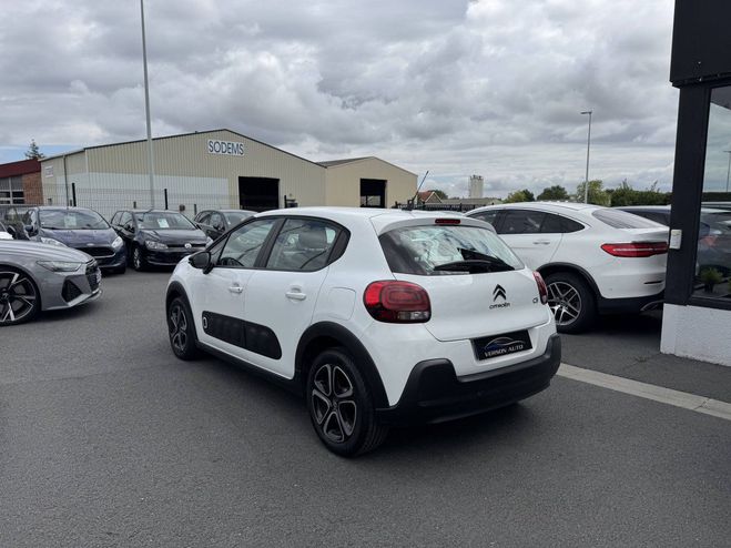 Citroen C3 1.6 BlueHDi 75 GPS CARPLAY TEL LED CLIM  BLANC de 2018