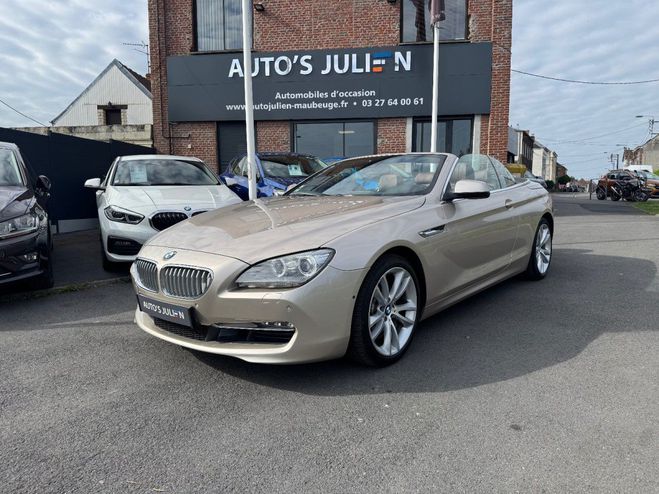 BMW Serie 6 CAB F12 650i 407ch Exclusive A - Beige de 2011