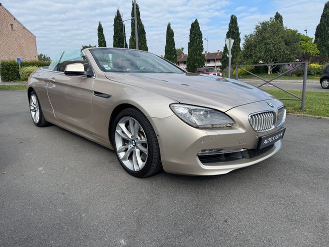 BMW Serie 6 CAB F12 650i 407ch Exclusive A - Beige de 2011