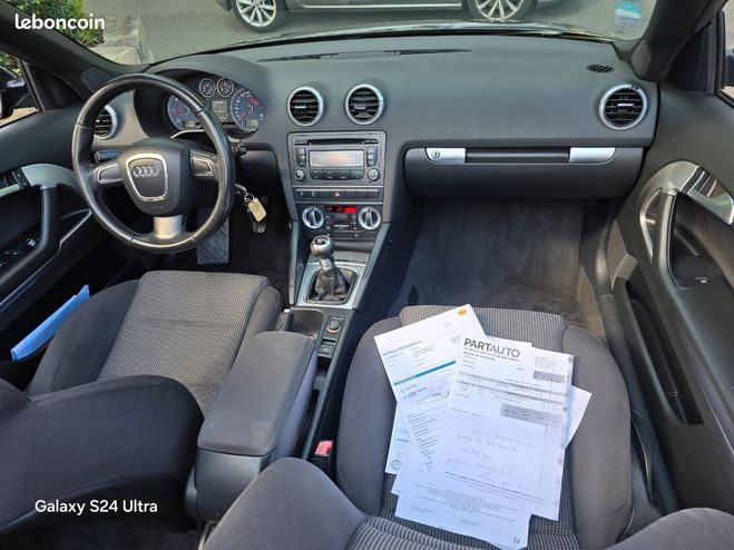 Audi A3 Cabriolet 1.6l TDI 105 GARANTIE Noir de 2011