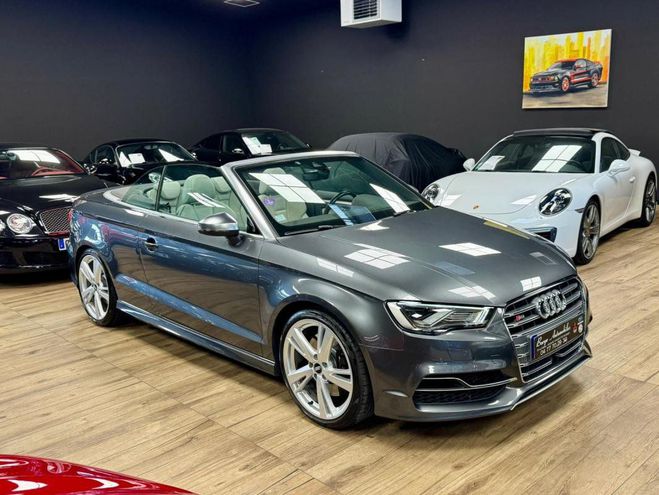 Audi S3 III CABRIOLET 2.0 TFSI 300 S TRONIC6 Gris Fonc Mtallis de 2015