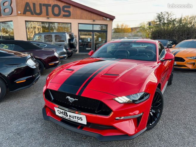 Ford Mustang v8 5.0 gt fastback phase 2 450ch pack pr Rouge de 2019