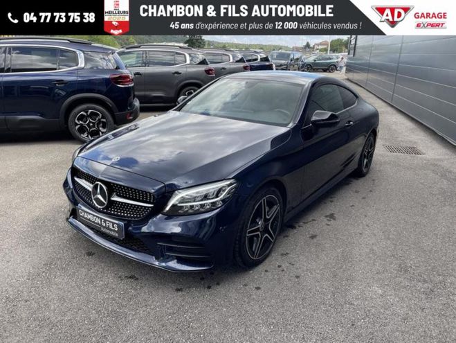 Mercedes Classe C Coupe Sport BENZ 200 9G-Tronic AMG Line Bleu de 2018
