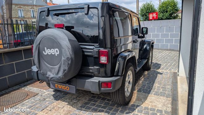 Jeep Wrangler 2.8 CRD 200ch SAHARA AWD Noir de 2014