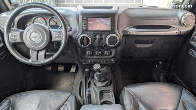 Jeep Wrangler 2.8 CRD 200ch SAHARA AWD Noir de 2014