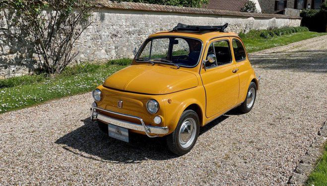 Fiat 500L l de 1971 Jaune Positano de 1971