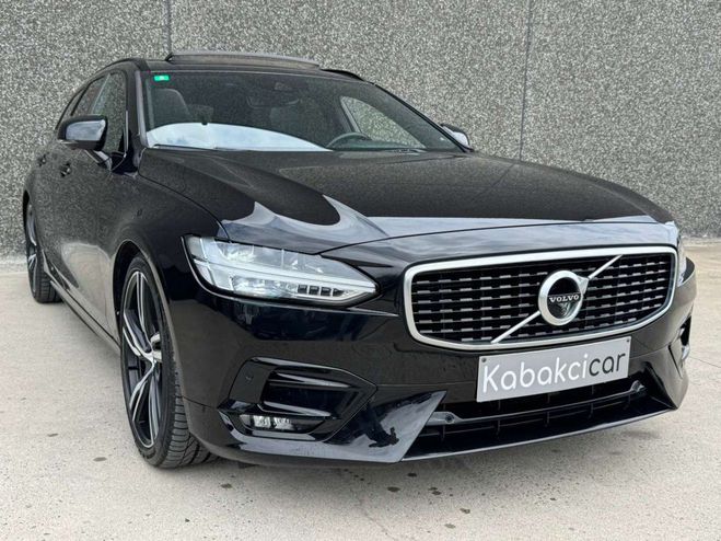 Volvo V90 2.0 D4 AWD R-Design --CARPLAY--GARANTIE  Noir Mtallis de 