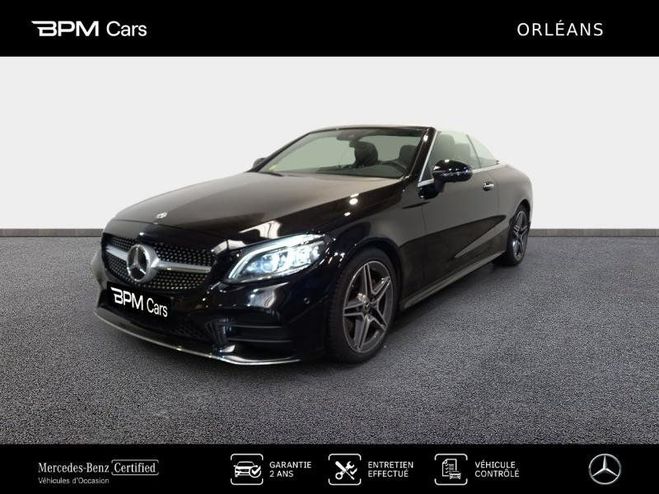Mercedes Classe C Cabriolet 220 d 194ch AMG Line 9G-Tronic Noir Obsidienne Mtallise de 2021