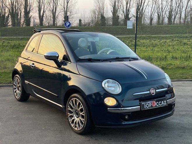 Fiat 500 C 1.2 ESS 69CH LOUNGE * 08/2013 * 106.00 BLEU de 2013