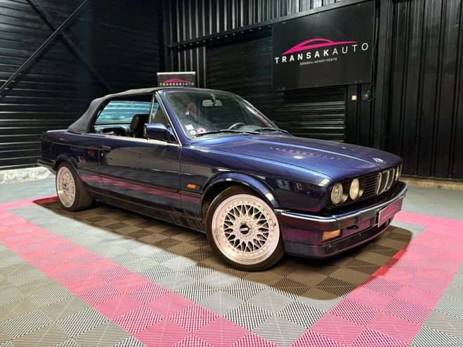 BMW Serie 3 cab e30 320i BLEU de 1990