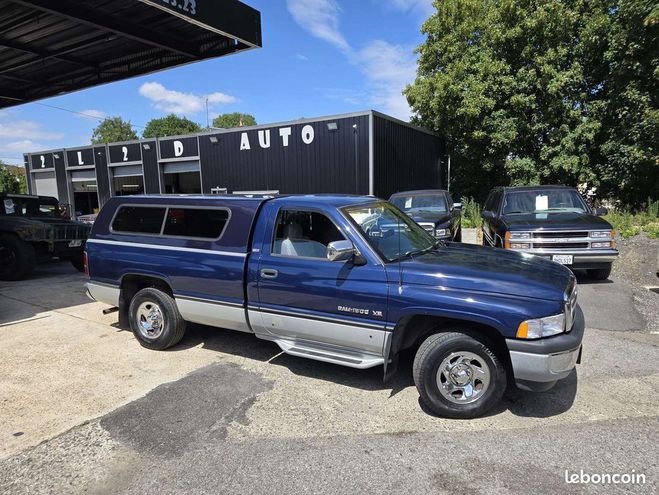 Dodge Ram 1500 5.9 V8 magnum 3 places   hard top Bleu de 1994