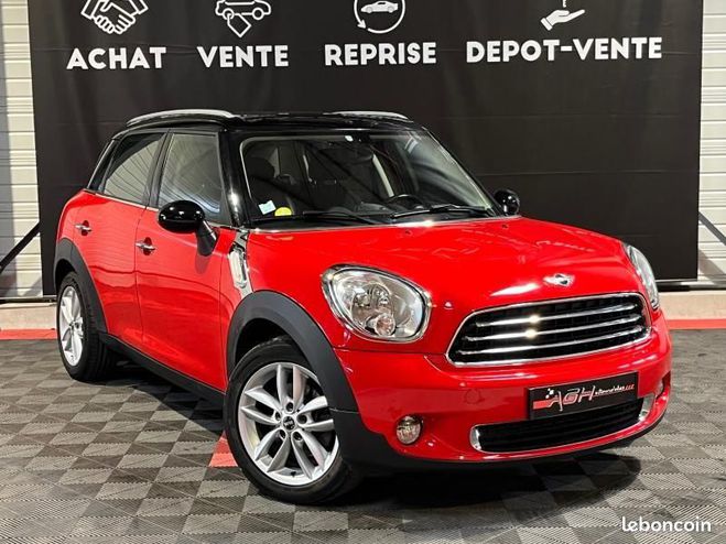 Mini Countryman Cooper D 112ch Pack Chili ALL4 BVA Rouge de 2011