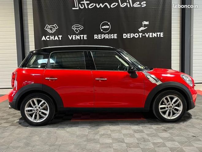 Mini Countryman Cooper D 112ch Pack Chili ALL4 BVA Rouge de 2011