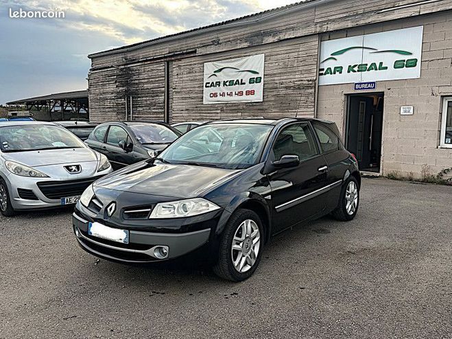 Renault Megane II COUPE 1.6 16V 110CH EXCEPTION Noir de 2008