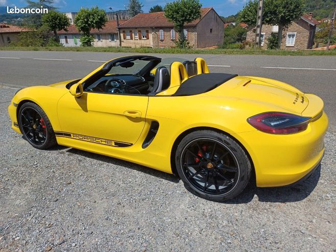 Porsche Boxster 981 gts 3.4 330cv Jaune de 2015