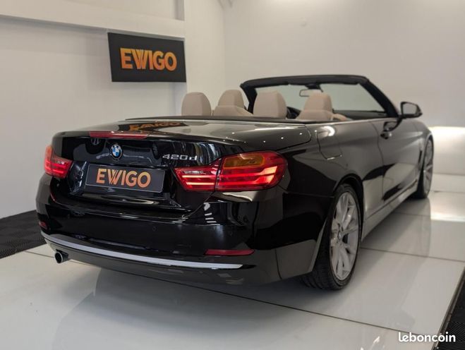 BMW Serie 4 CABRIOLET 420dA 184ch MODERN BVA8 Noir de 2015