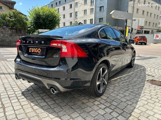 Volvo S60 2.0 D4 180 R-DESIGN GEARTRONIC BVA START Noir de 2014