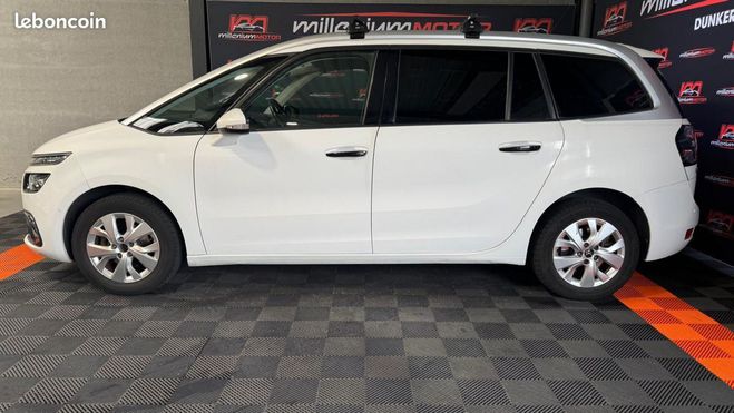 Citroen C4 Picasso shine 1.6 bluehdi 120 cv 7 places garant Blanc de 2017