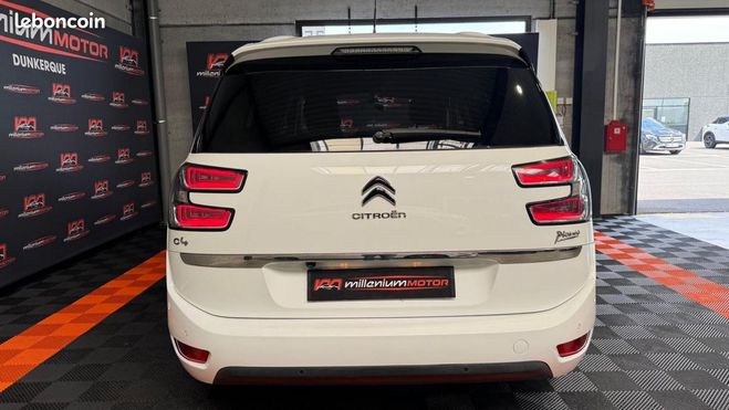 Citroen C4 Picasso shine 1.6 bluehdi 120 cv 7 places garant Blanc de 2017