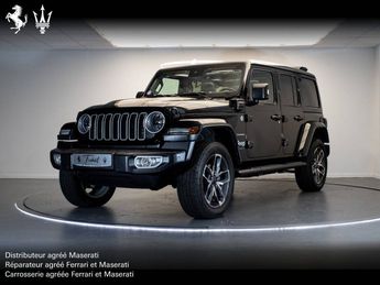  Voir détails -Jeep Wrangler Unlimited 4xe 2.0 T 380 ch PHEV 4x4 BVA8 à  La Roche-sur-Yon (85)