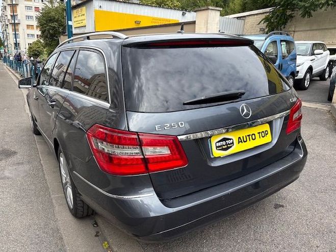 Mercedes Classe E 250 CDI BE AVANTGARDE EXECUTIVE BA GRIS F de 2010