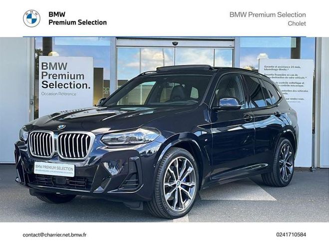 BMW X3 xDrive30d 286ch M Sport M Carbonschwarz Mtallis de 2023